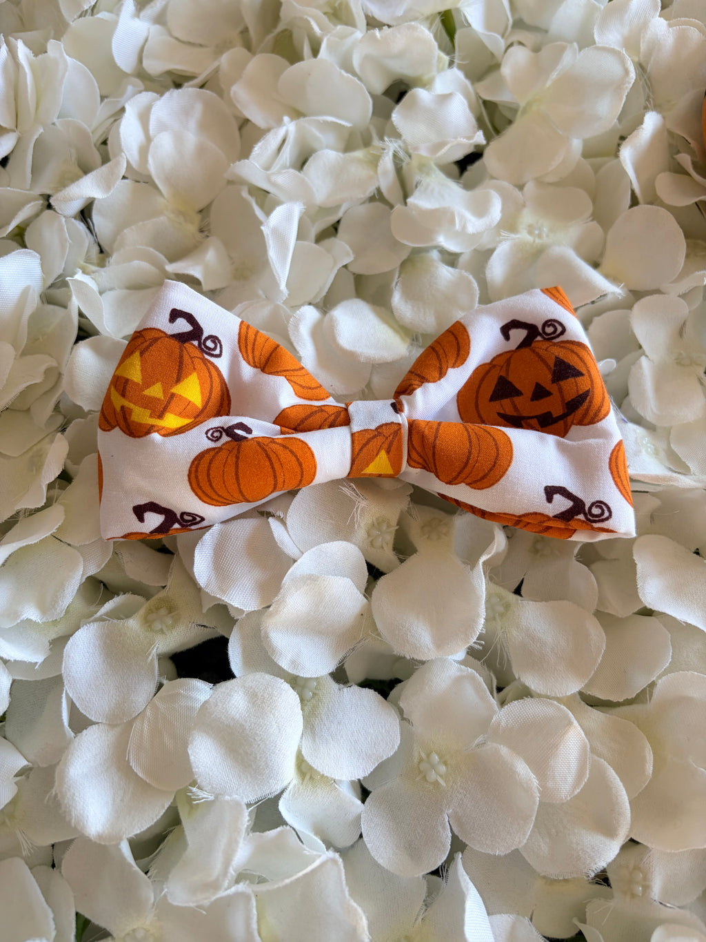 Jack-O-Lantern Pumpkin Bow - Large