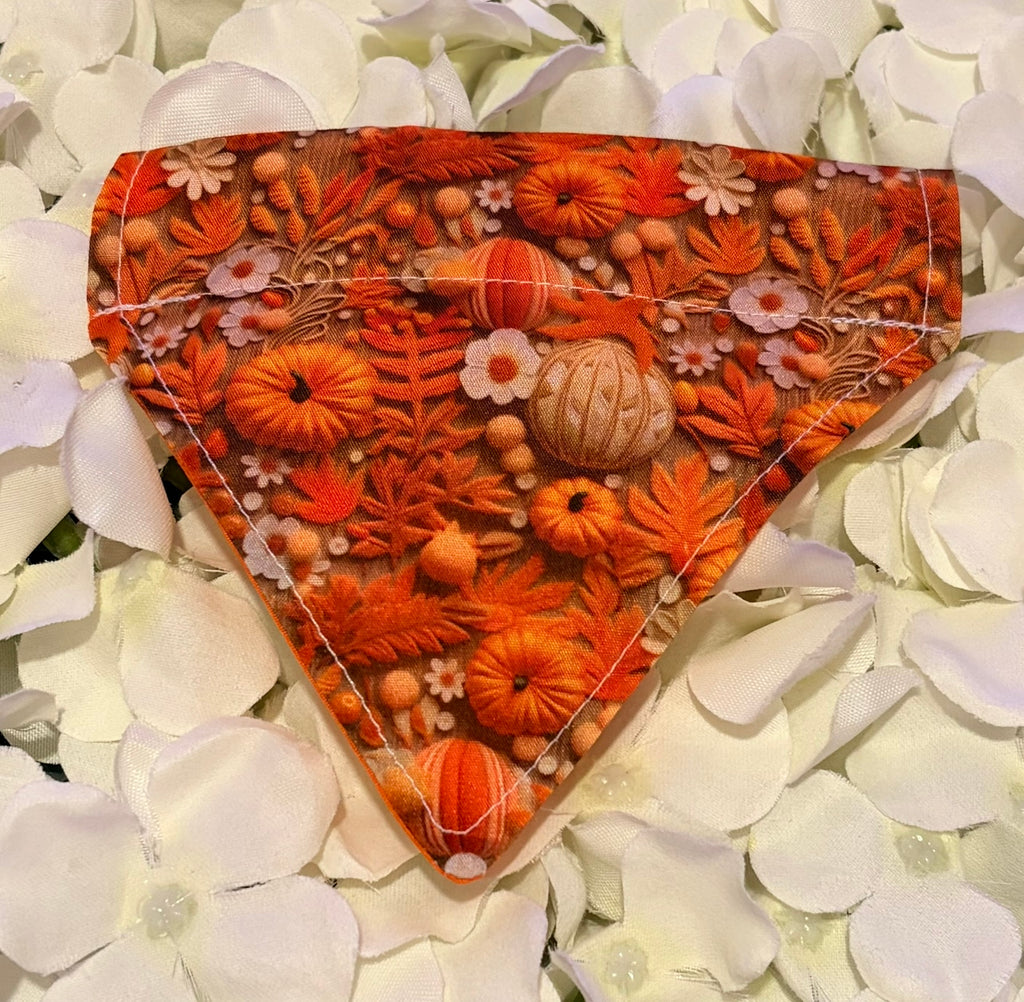 3D Pumpkin Bandana - Extra-Small
