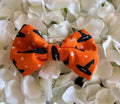 Orange Witches Hats Bow - Medium