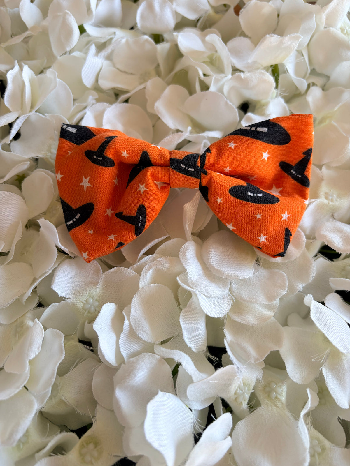 Orange Witches Hats Bow - Large
