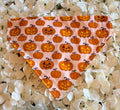 Jack-o-Lantern Pumpkin Halloween Bandana - Large