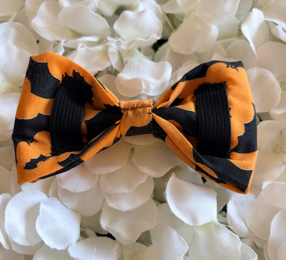 Orange Bats Bow - Medium