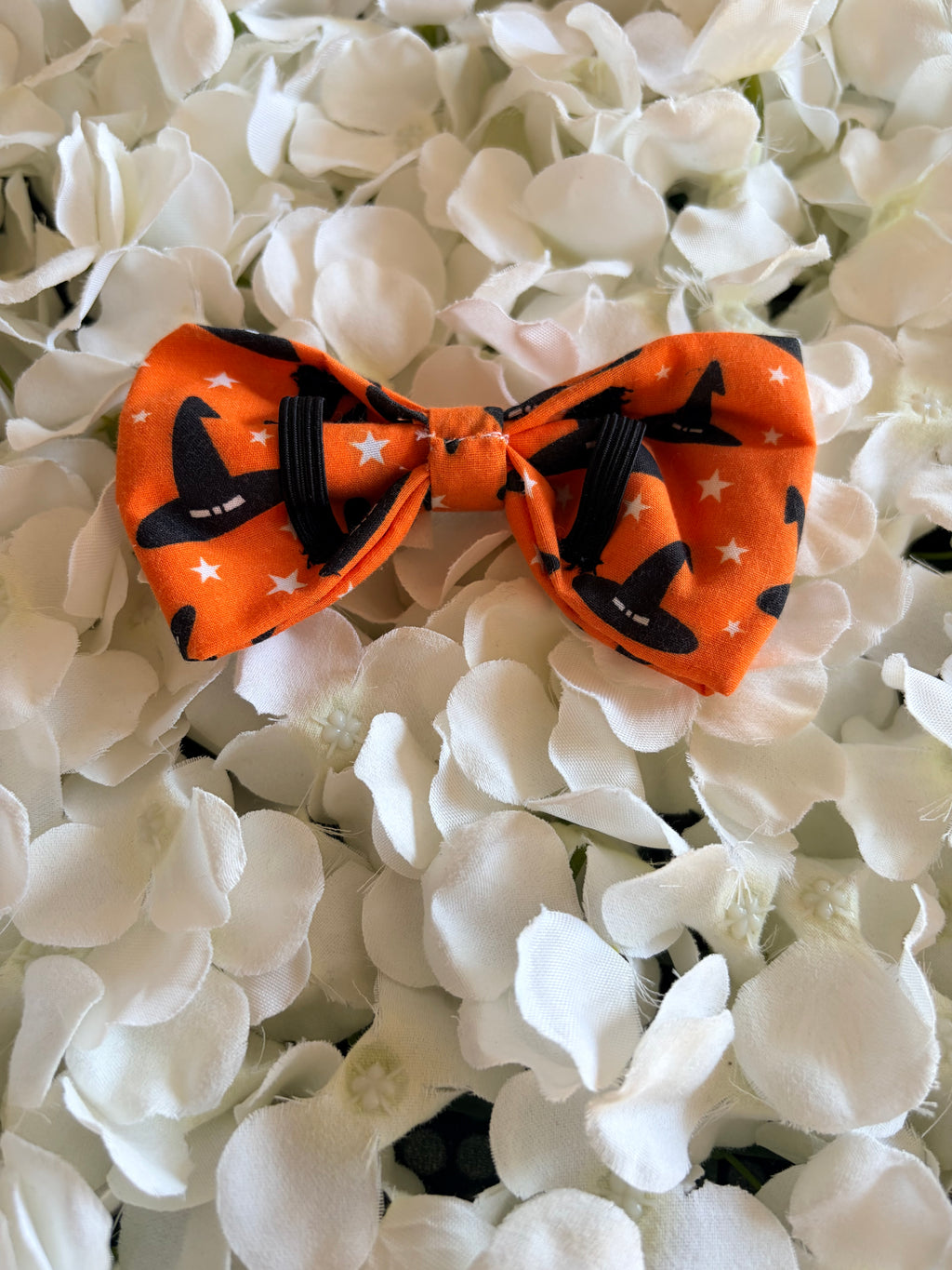 Orange Witches Hats Bow - Large