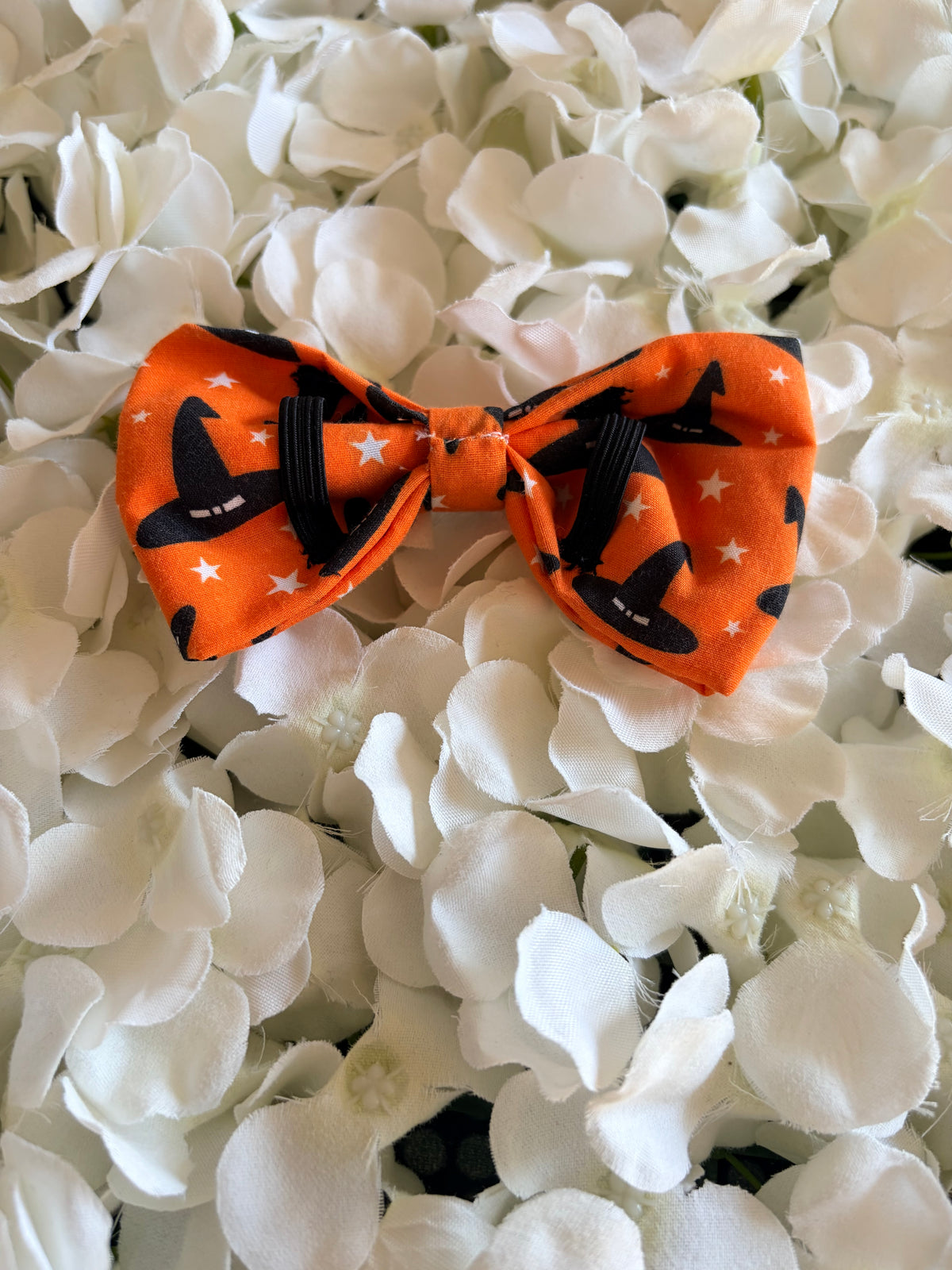 Orange Witches Hats Bow - Large
