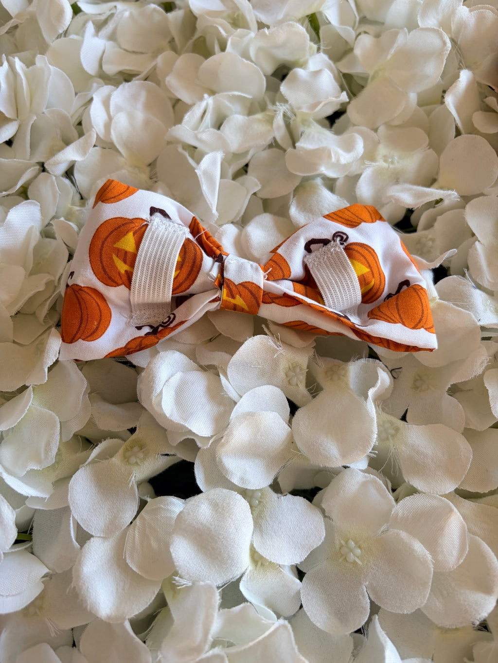 Jack-O-Lantern Pumpkin Bow - Large