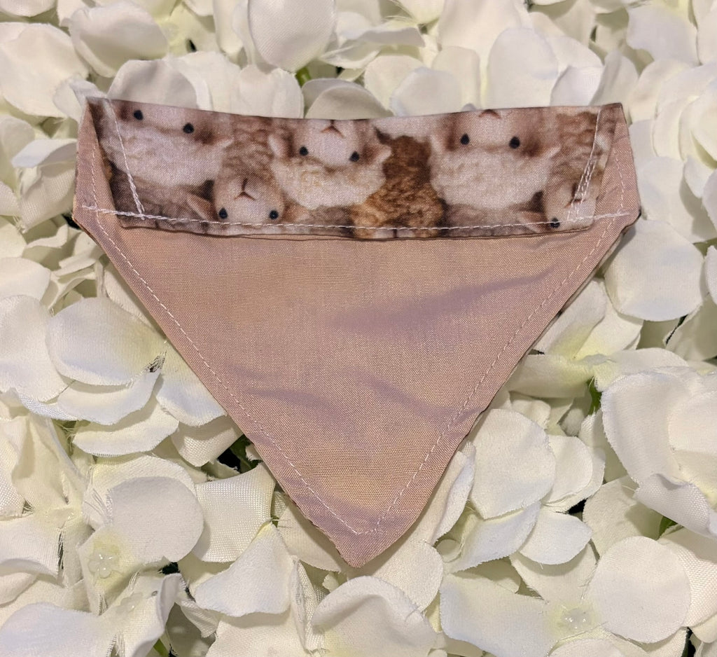 Natural Sheep Bandana - Extra-Small