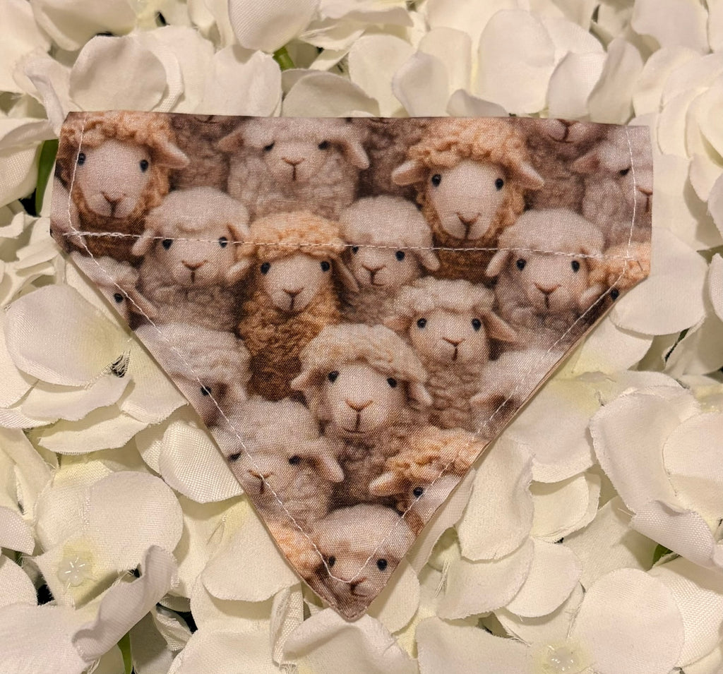 Natural Sheep Bandana - Extra-Small