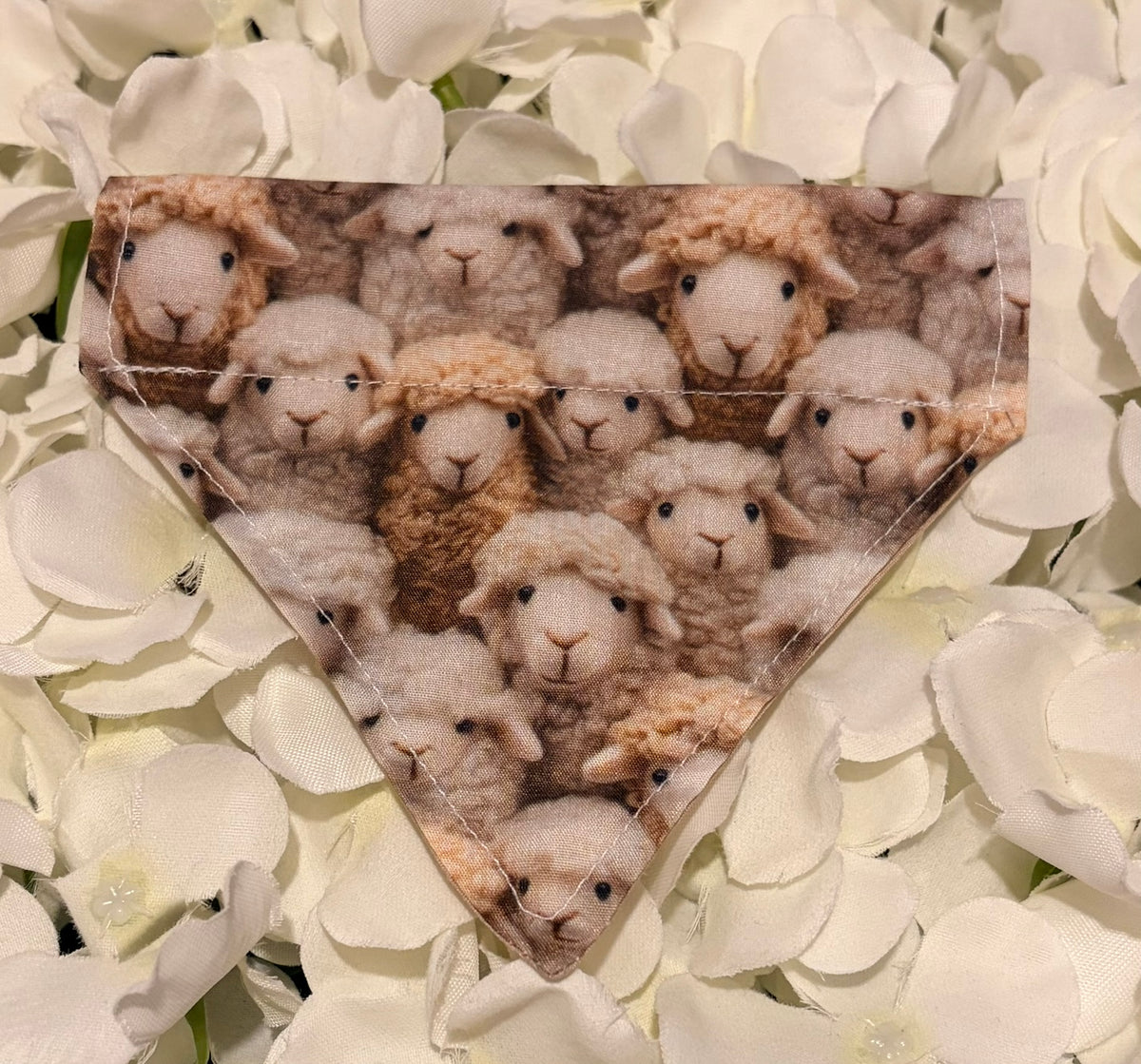 Natural Sheep Bandana - Extra-Small