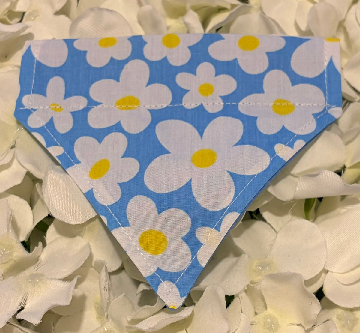 Blue Daisy Bandana - Extra-Small