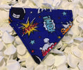 Blue Pow Wham Bandana - Extra Small