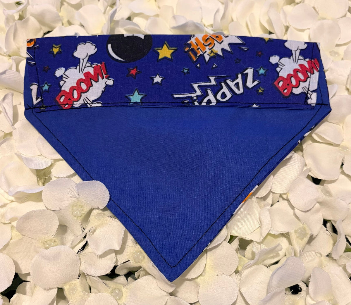 Blue Pow Wham Bandana - Small