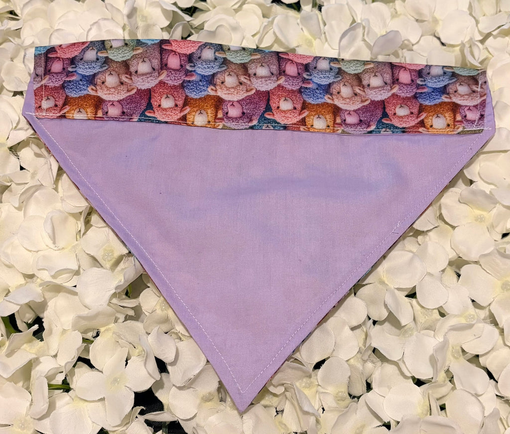 Colourful Sheep Bandana - Large