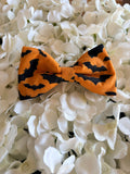 Orange Bats Bow - Large