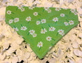 Green Daisy Bandana - Small