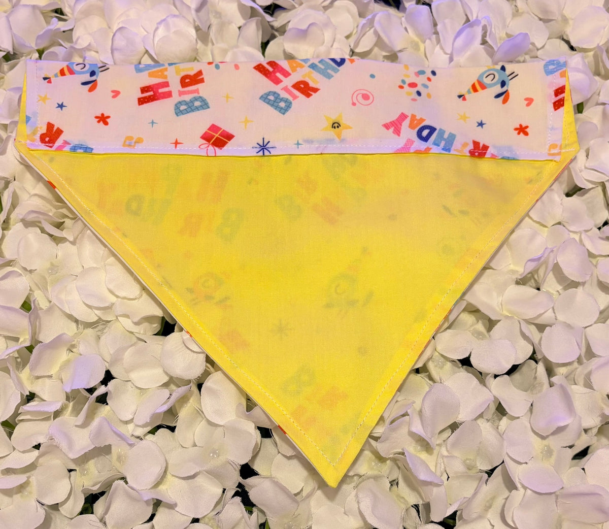 Happy Birthday Bandana - Large