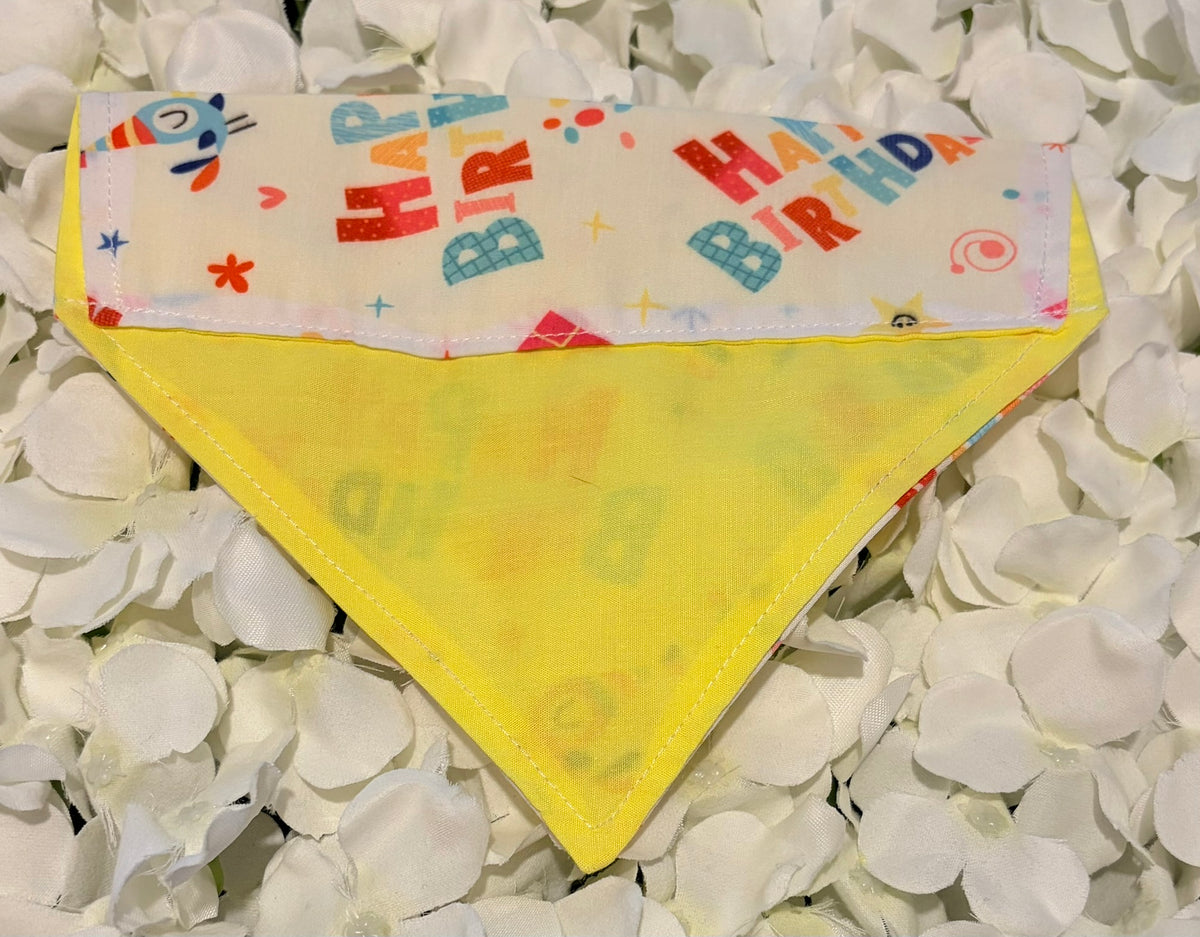 Happy Birthday Bandana - Small