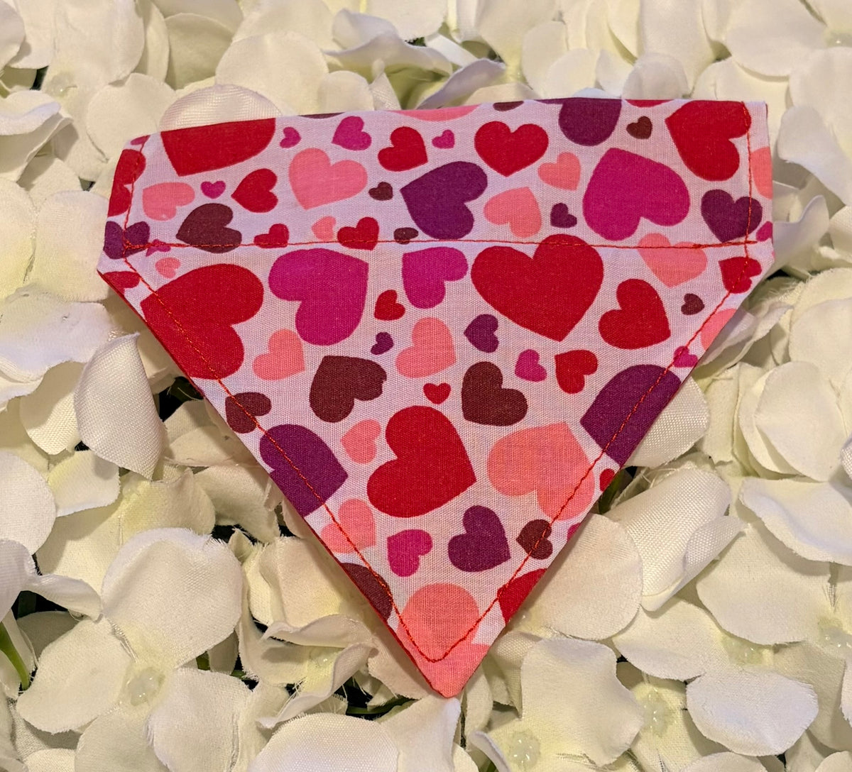 Hearts Bandana - Extra-Small