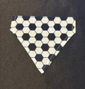 Football Black & White Bandana - Extra-Small