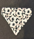 Football 3D Black & White Bandana - Extra-Small