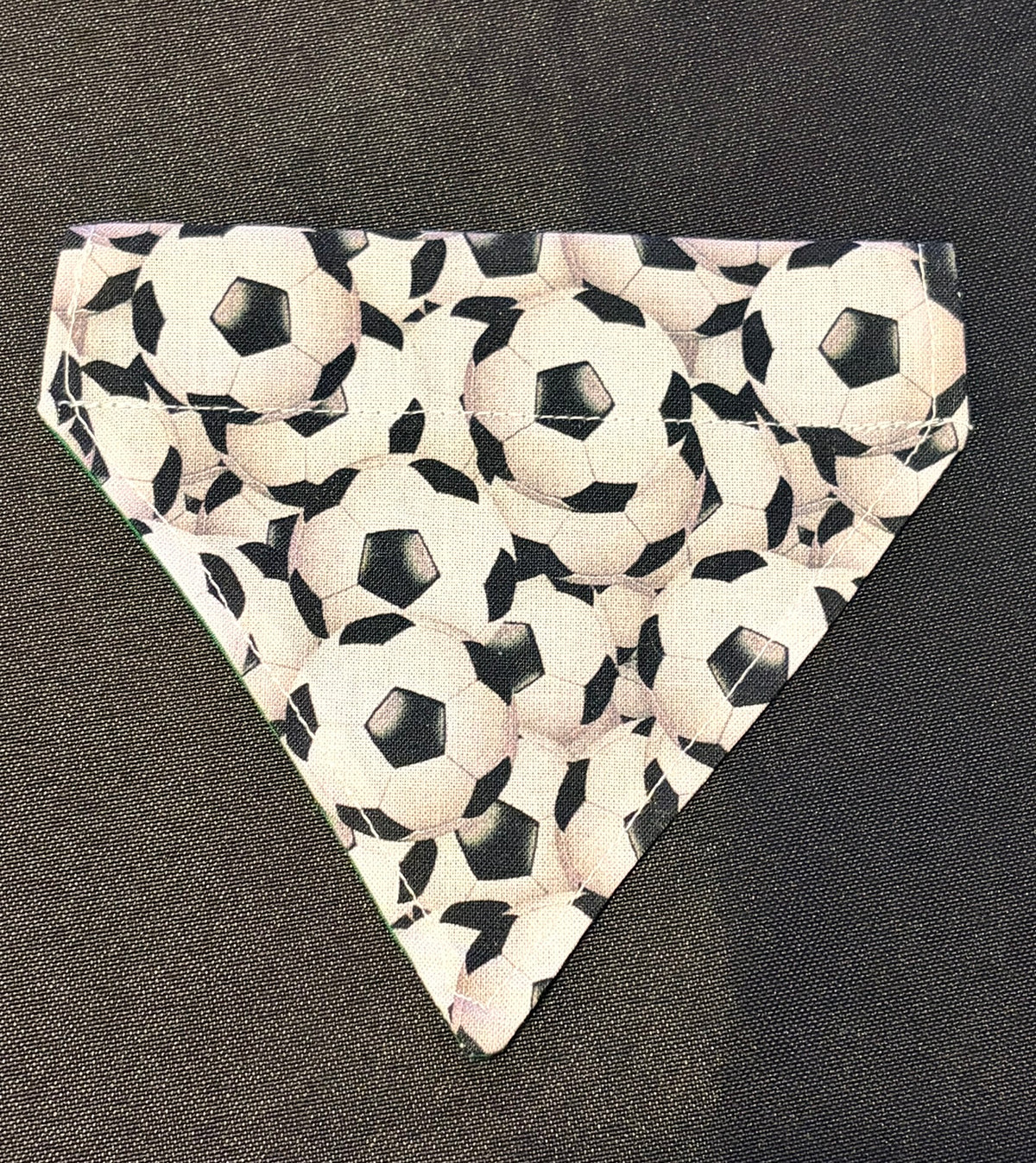 Football 3D Black & White Bandana - Extra-Small