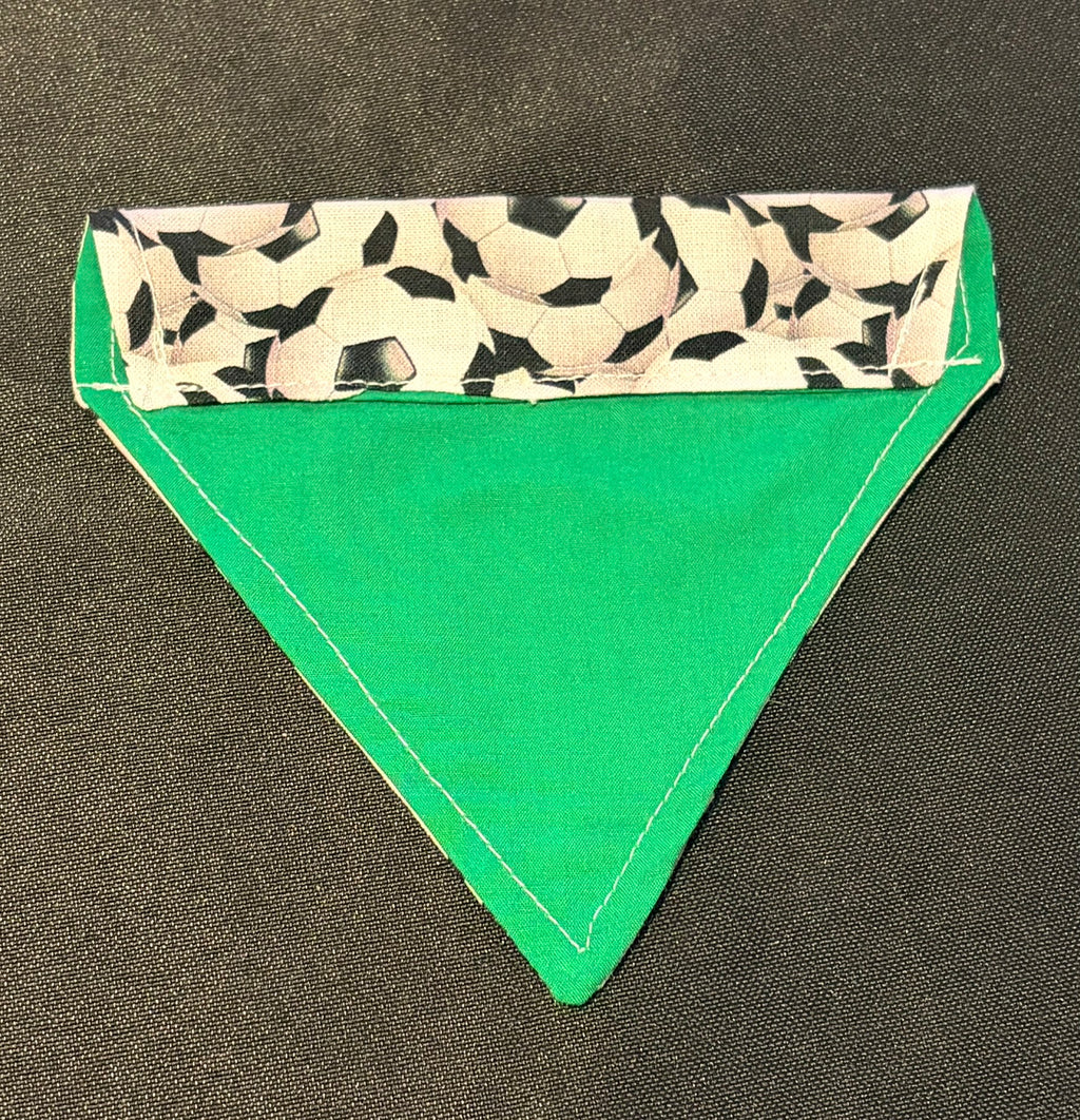Football 3D Black & White Bandana - Extra-Small
