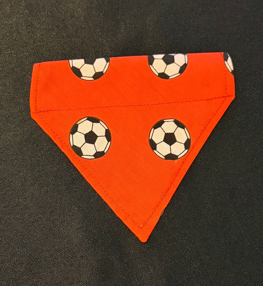 Red Football Bandana - Extra-Small