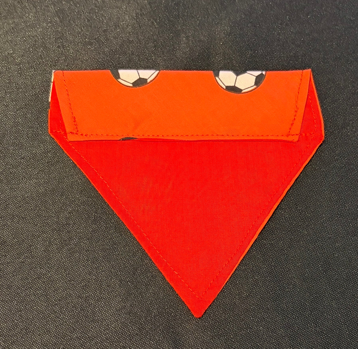 Red Football Bandana - Extra-Small