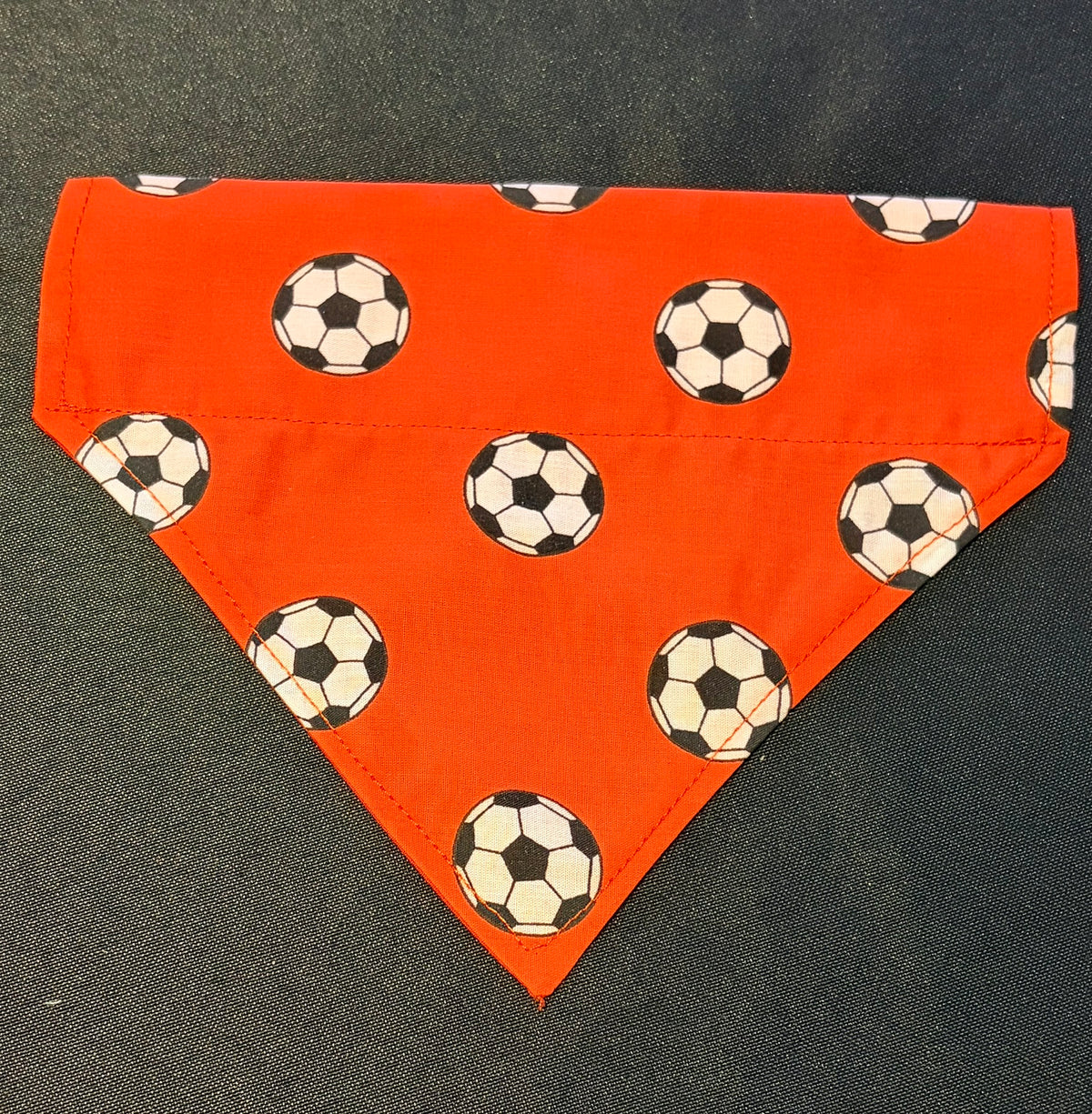 Red Football Bandana - Small
