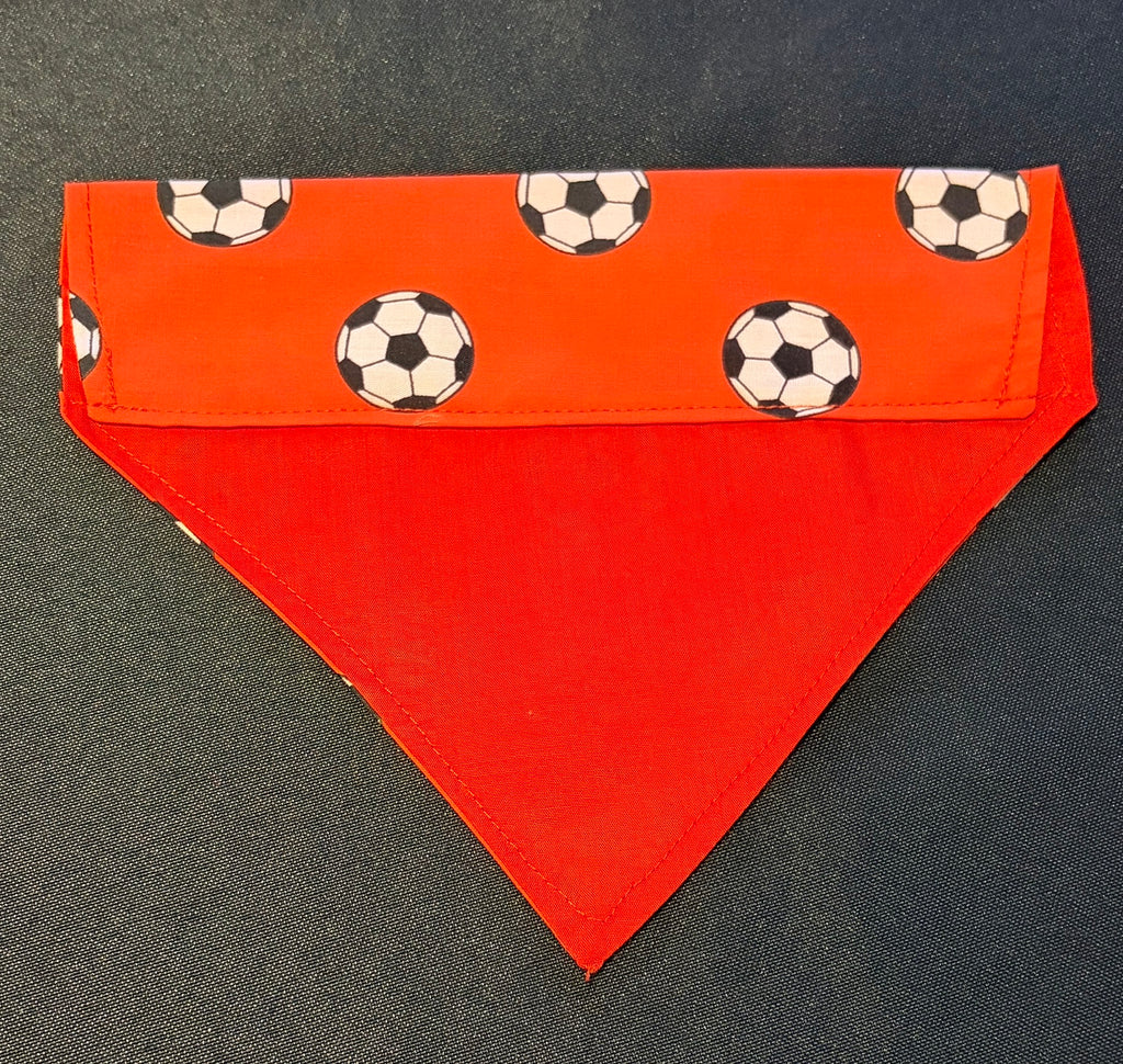 Red Football Bandana - Small