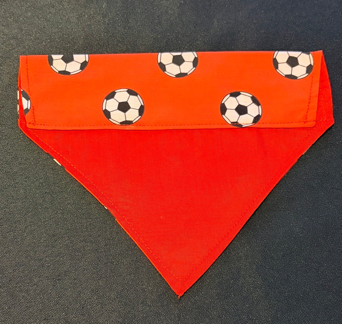 Red Football Bandana - Small