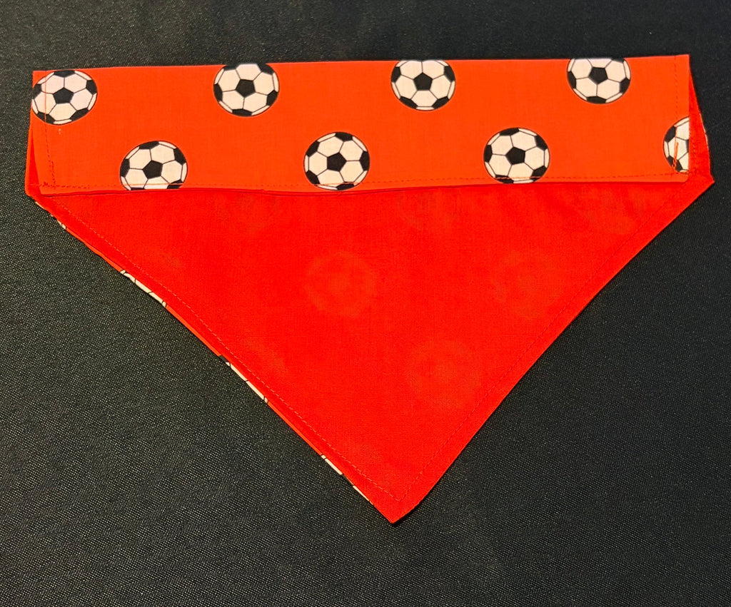 Red Football Bandana - Medium