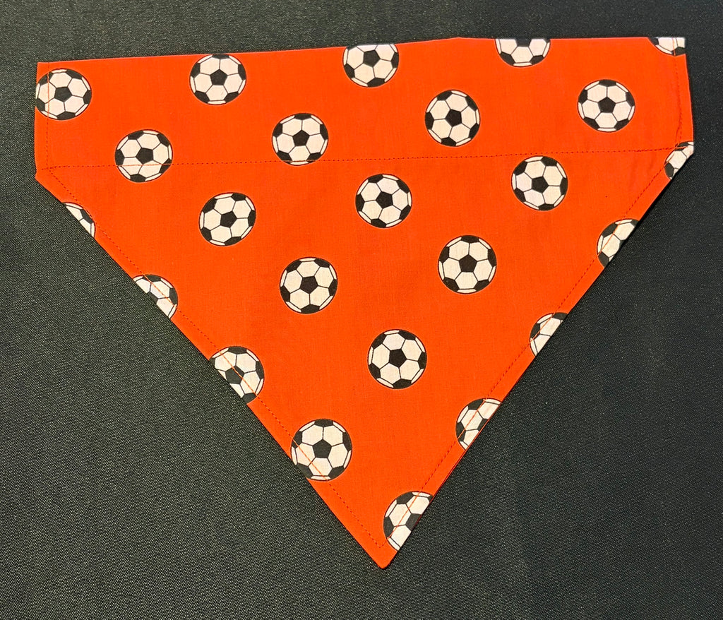 Red Football Bandana - Large