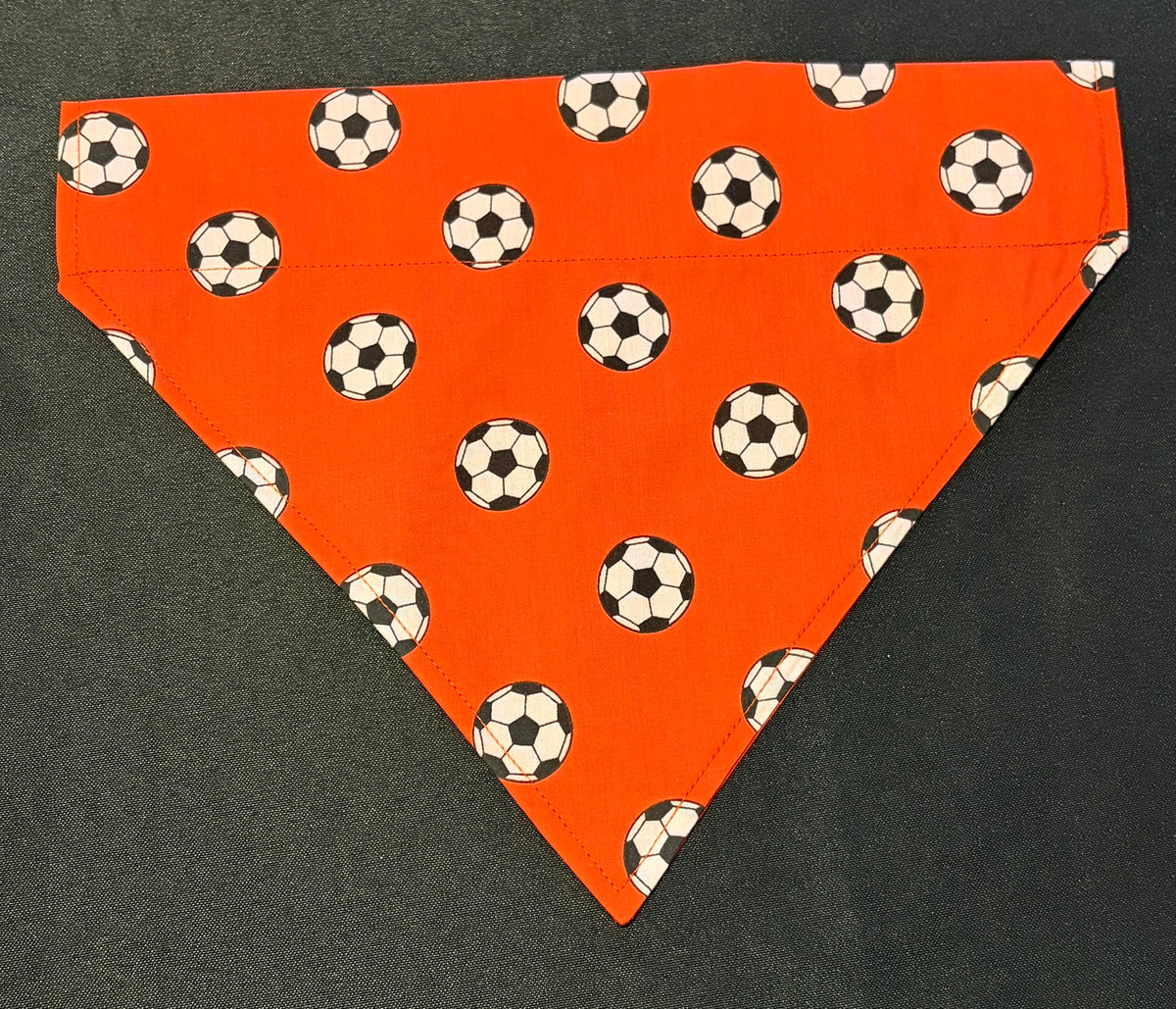 Red Football Bandana - Large