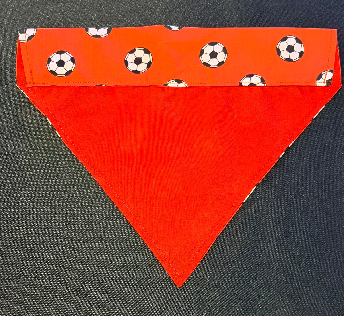 Red Football Bandana - Large