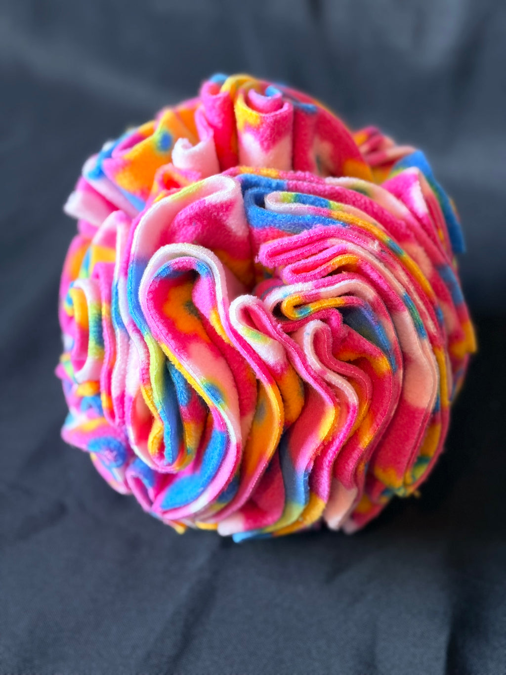Snuffle Ball - Bright Pink Flowers