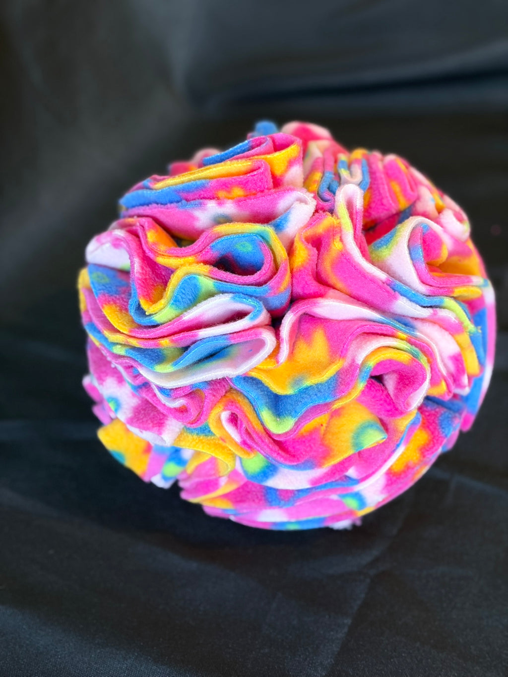 Snuffle Ball - Bright Pink Flowers