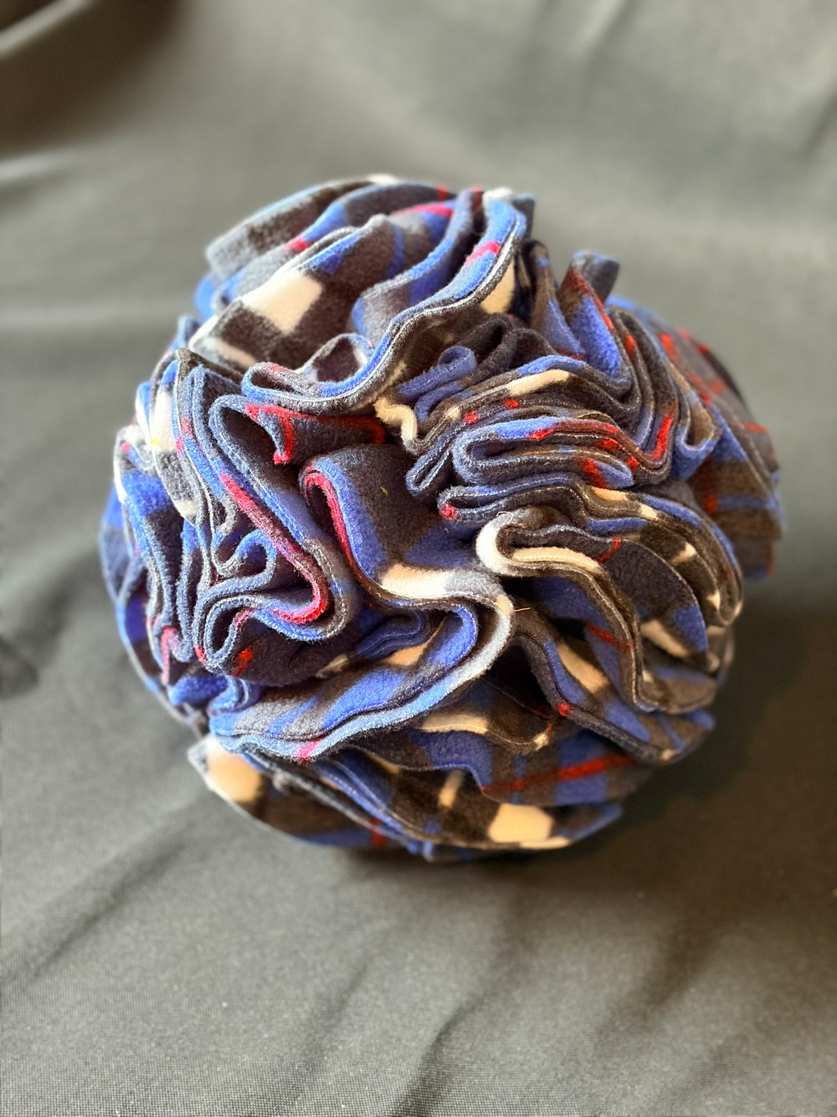 Snuffle Ball - Blue Tartan