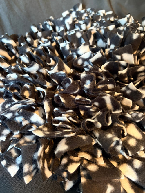 Black Paw Print Snuffle Mat - Large