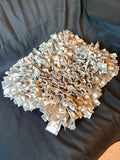Grey Paw Print Snuffle Mat - Large