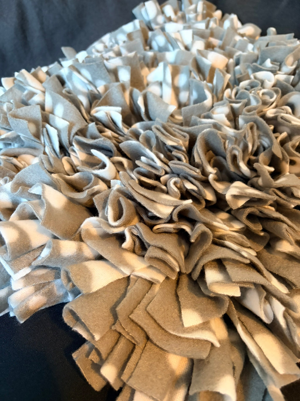 Grey Paw Print Snuffle Mat - Large