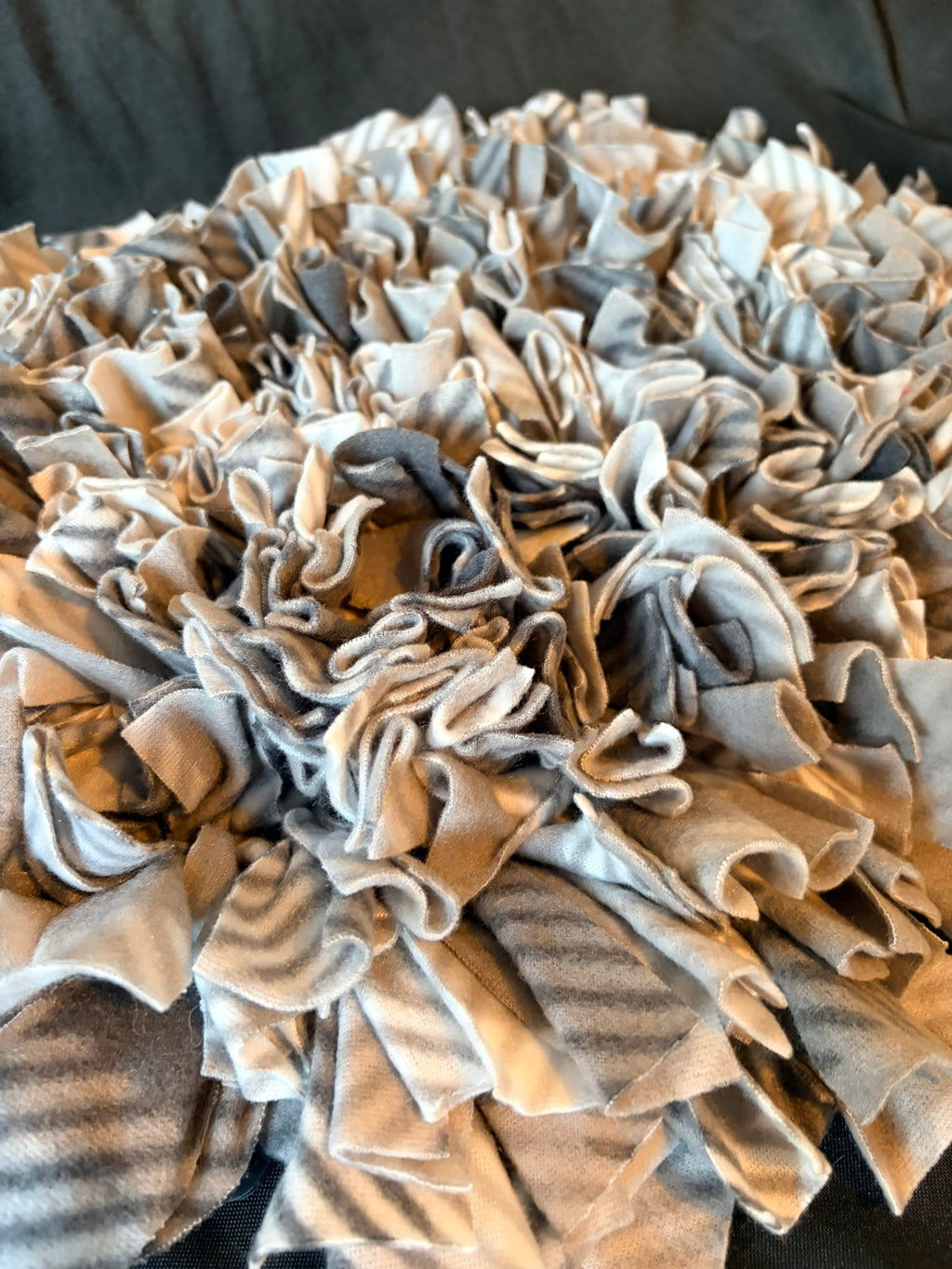 Light Grey Tartan Snuffle Mat - Large