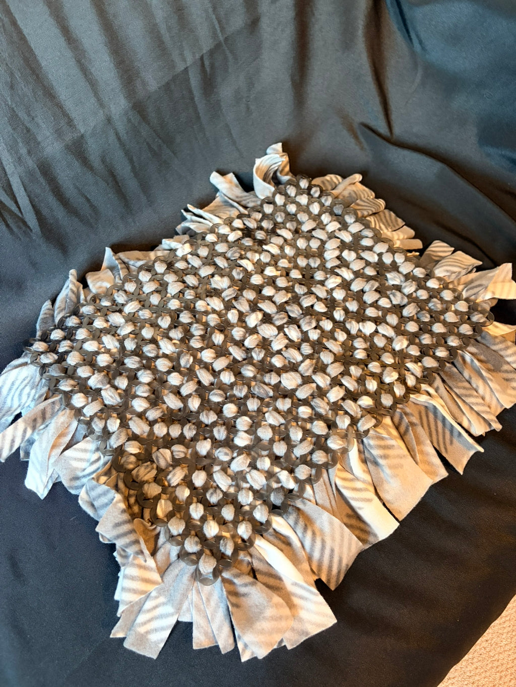 Light Grey Tartan Snuffle Mat - Large