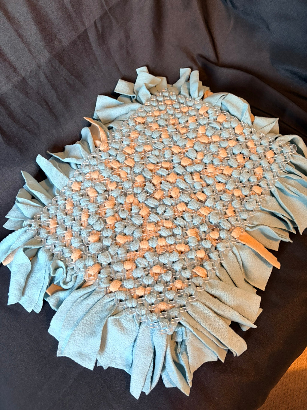 Teal and Grey Snuffle Mat - Large
