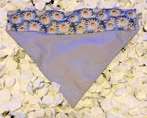 Blue Daisy Bandana - Large