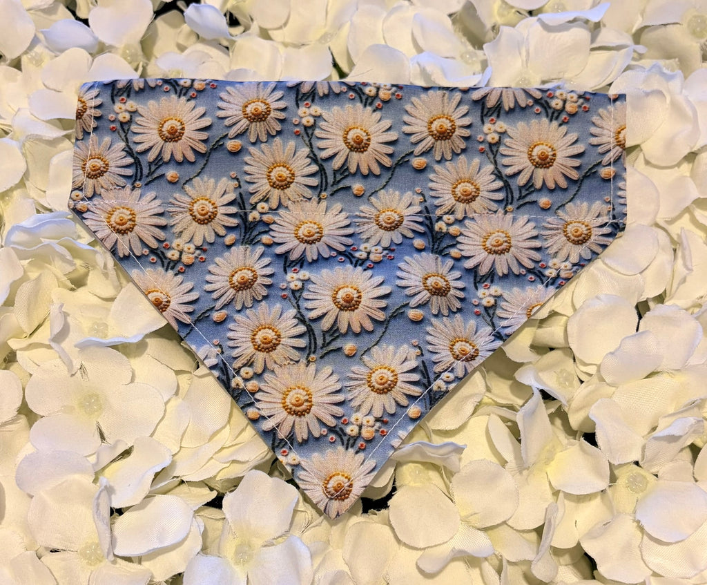 Blue Daisy Bandana - Small