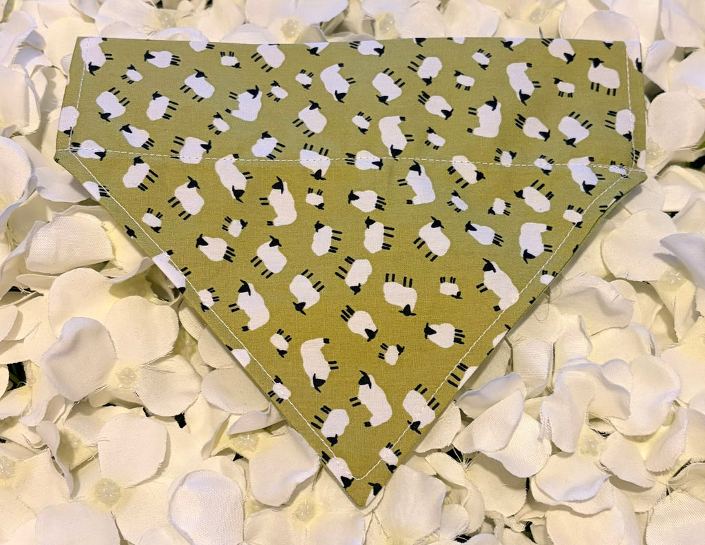 Green Sheep Bandana - Small