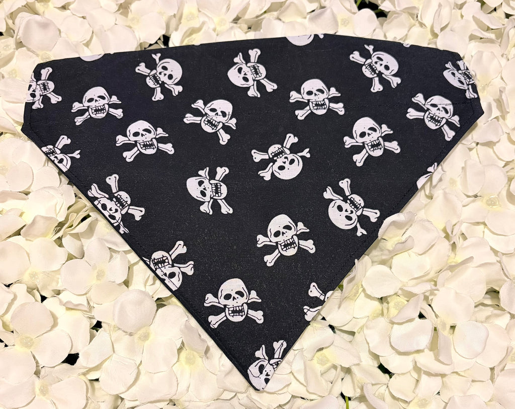Black Pirate Bandana - Large