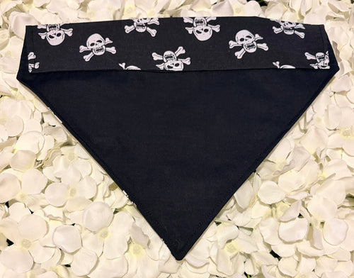 Black Pirate Bandana - Large