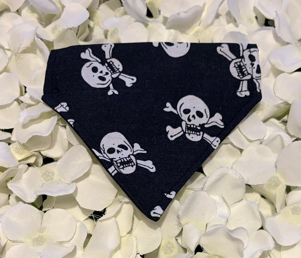 Black Pirate Bandana - Extra Small