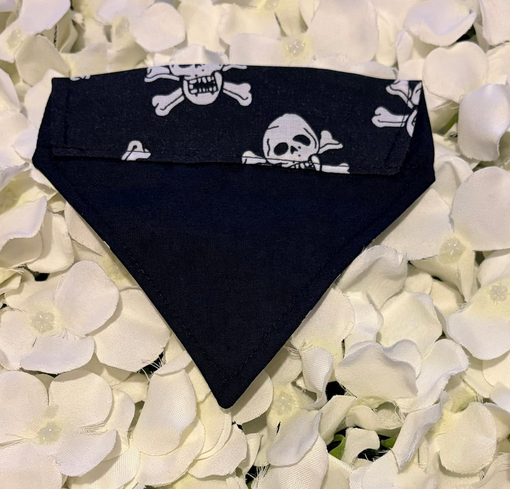 Black Pirate Bandana - Extra Small